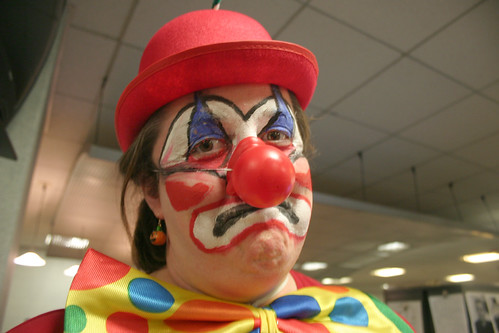 Sad clown