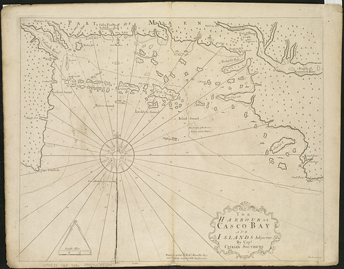 The harbour of Casco Bay and islands adjacent