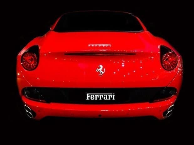 a ferrari