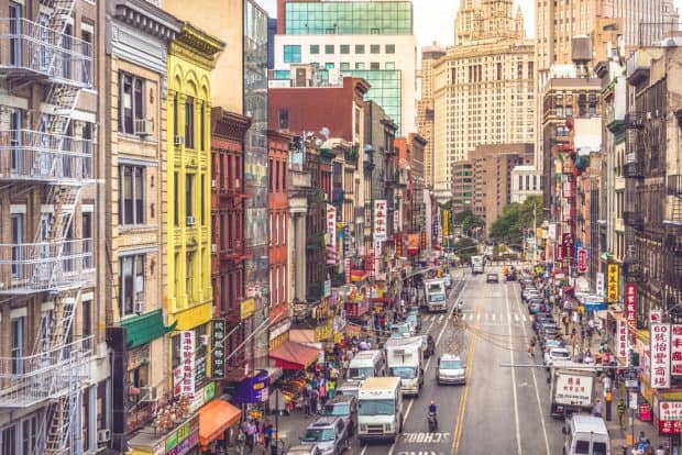 visiting chinatown in new york city