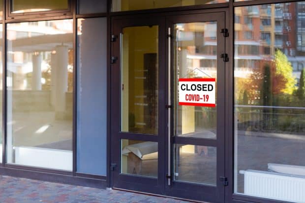 unvaccinated small business owner closed his store