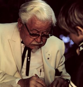 Image of Colonel Sanders from Wikimedia
