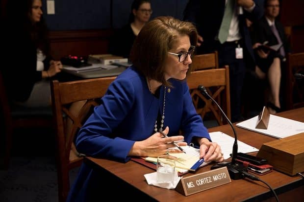 franchising report from Senator Masto