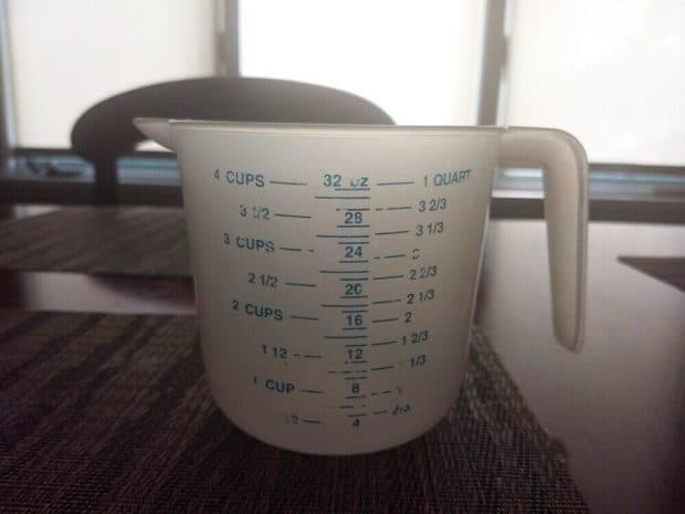 measuring cup