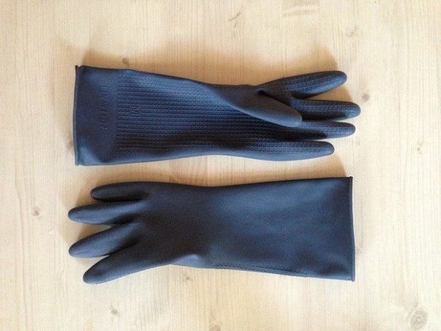 image of gloves used in a commercial kitchen