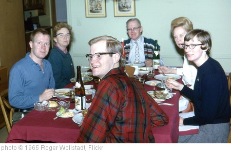 'Short Hills - Family and Aunt Marguerite at Dinner (1965)' photo (c) 1965, Roger Wollstadt - license: https://creativecommons.org/licenses/by-sa/2.0/