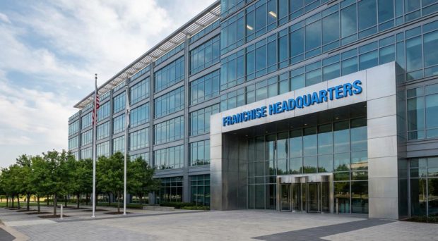 picture of franchise headquarters for aspiring franchisees who need the discovery day survival guide