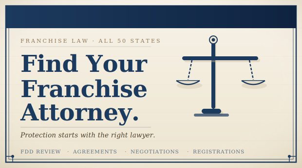 locate a franchise attorney on the franchise attorney directory banner image