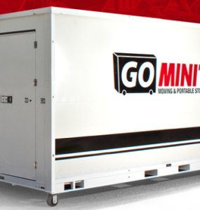 a go mini's franchise storage container