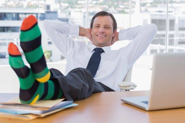 happy guy shown will franchise a business