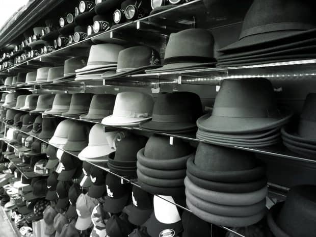 a lot of hats