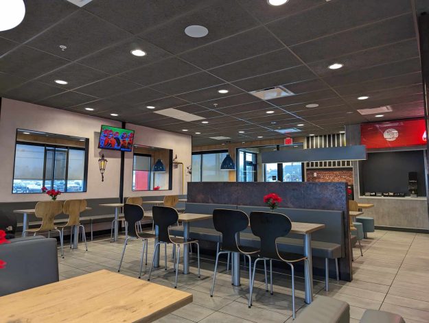 interior of remodeled mcdonald's 2023