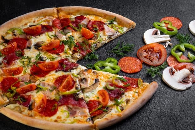 image of a great pizza product from a franchise