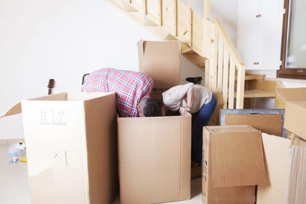 couple needing a moving franchise to move
