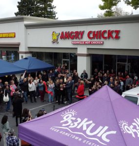 a location of an Angry Chickz franchise restaurant