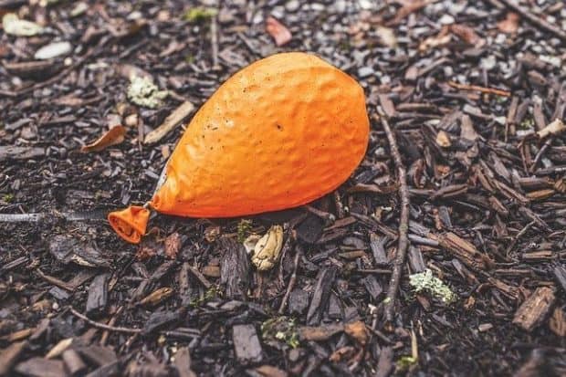 deflated balloon