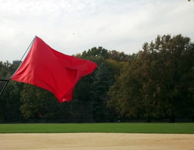 a red flag