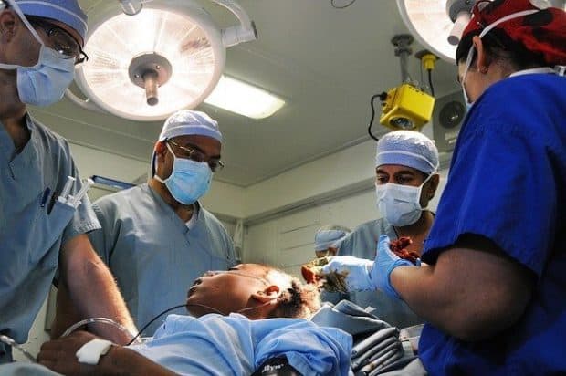 image of working in a hospital 
