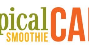 logo of trpoical smoothie cafe