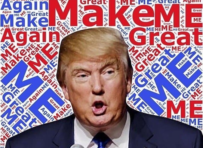 because trump