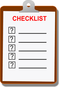 franchise checklist