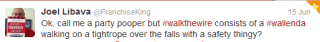 live tweets nik wallenda niagara falls