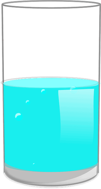 glass is half full