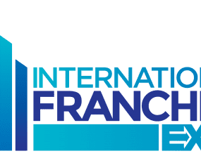logo for the 2024 international franchise expo