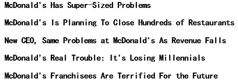 headlines