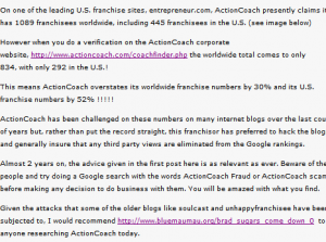 Brad Sugars scams?